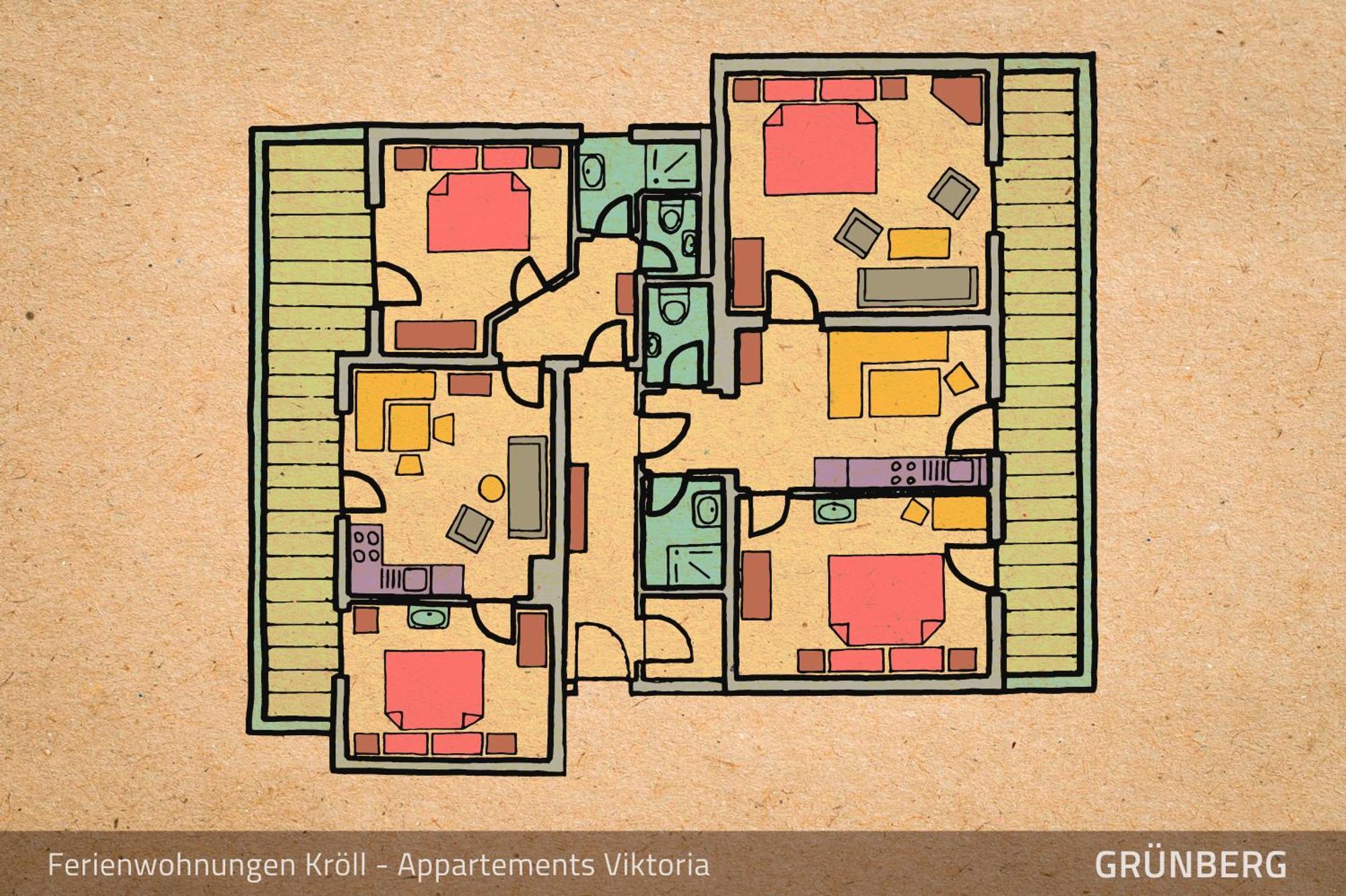 Ferienwohnungen Kroll - Appartements Viktoria Und Landhaus Maria Mayrhofen Room photo