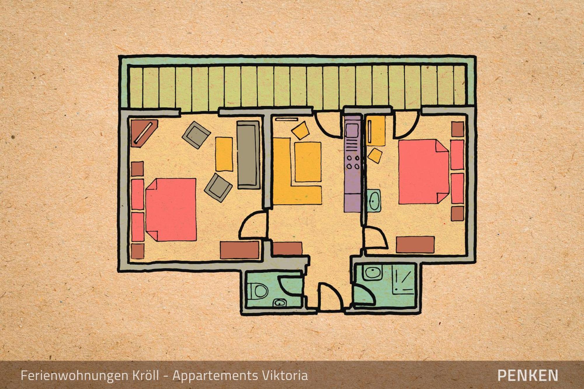 Ferienwohnungen Kroll - Appartements Viktoria Und Landhaus Maria Mayrhofen Room photo
